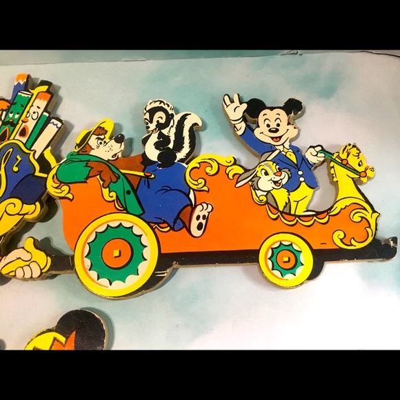 WALT DISNEY VINTAGE 1950’s WALL ART Decor Bundle - Picture 5 of 13